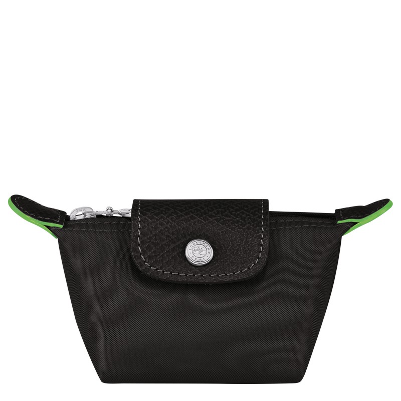 Longchamp Le Pliage Green Coin Purse Zwart | IHJO24970