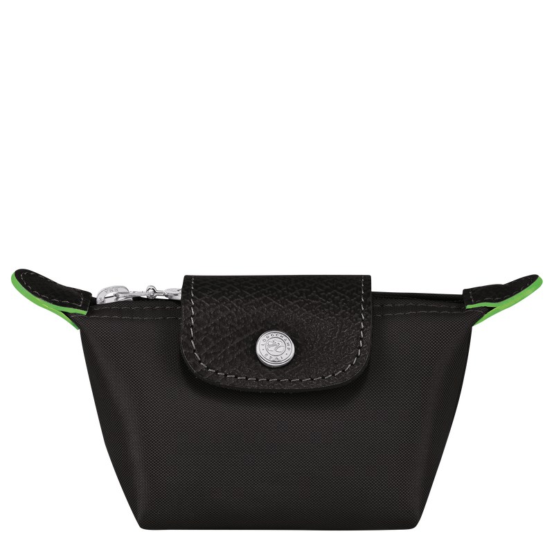 Longchamp Le Pliage Green Coin Purse Zwart | UWCJ39064