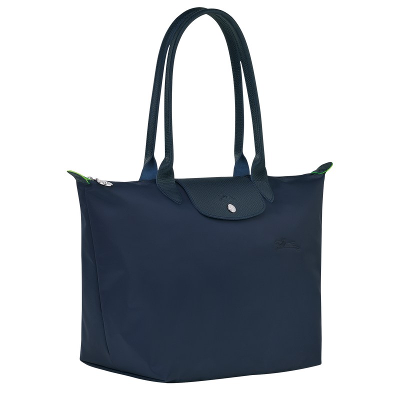 Longchamp Le Pliage Green L Tote Bag Donkerblauw | DCPT42037