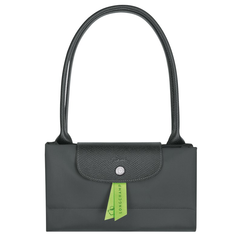 Longchamp Le Pliage Green L Tote Bag Graphite | YVGP87512