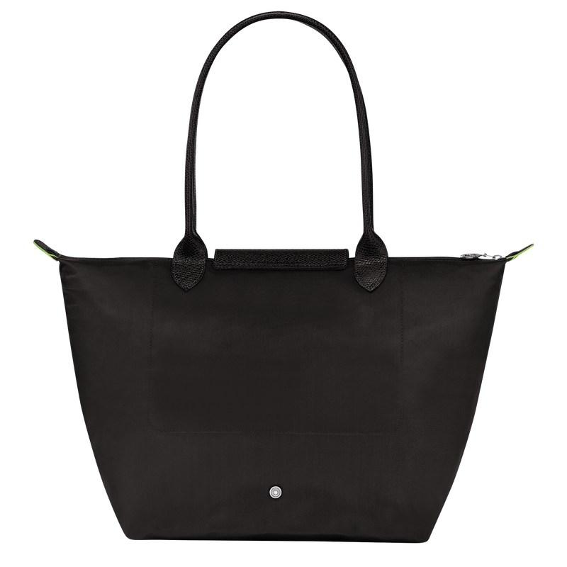 Longchamp Le Pliage Green L Tote Bag Zwart | LAUM61754