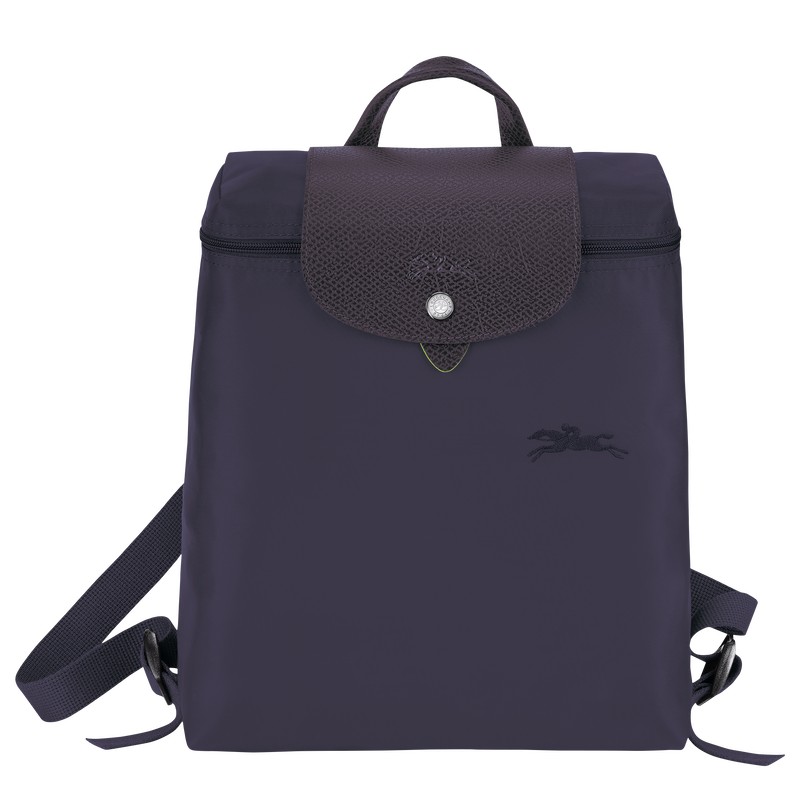 Longchamp Le Pliage Green M Backpack Bilberry | RKSU15290