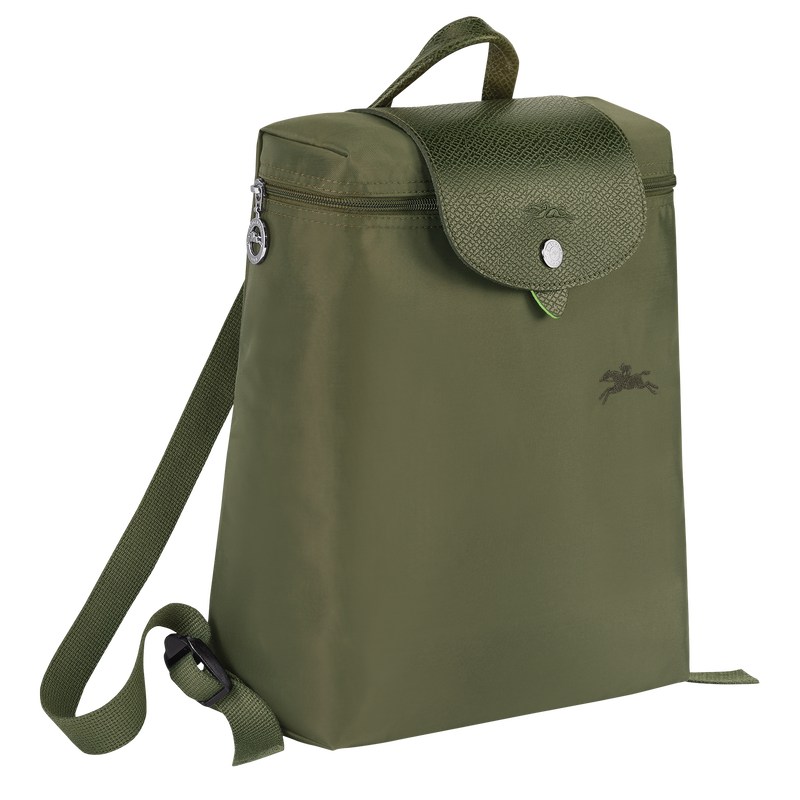 Longchamp Le Pliage Green M Backpack Forest | NTZC25081