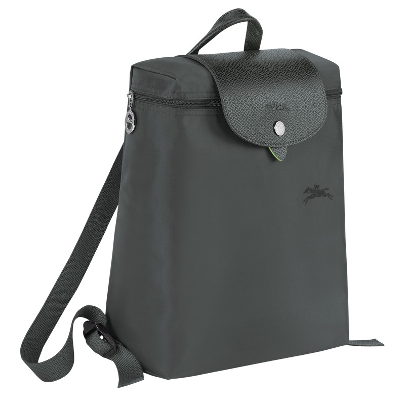 Longchamp Le Pliage Green M Backpack Graphite | KUWG96015