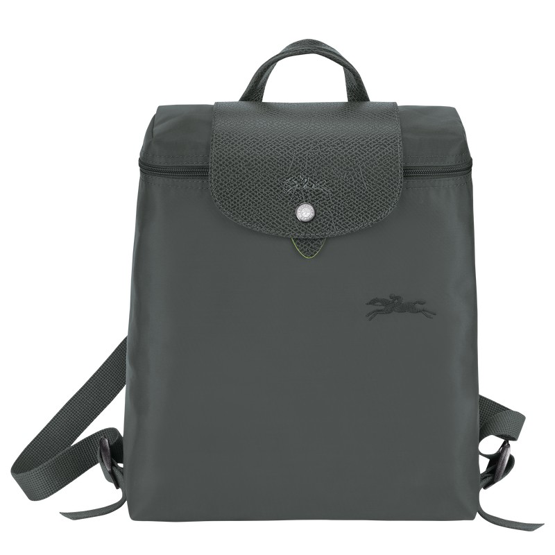 Longchamp Le Pliage Green M Backpack Graphite | KUWG96015