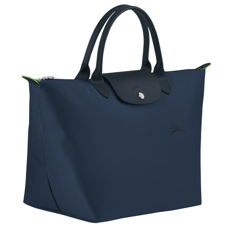 Longchamp Le Pliage Green M Handbag Donkerblauw | ZTPU08437