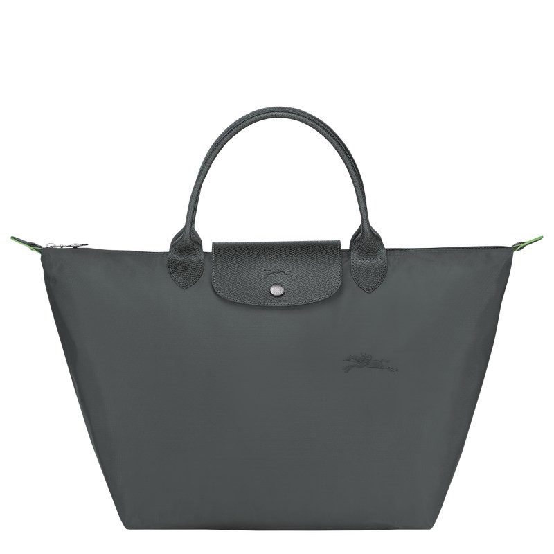 Longchamp Le Pliage Green M Handbag Graphite | VPAR23790