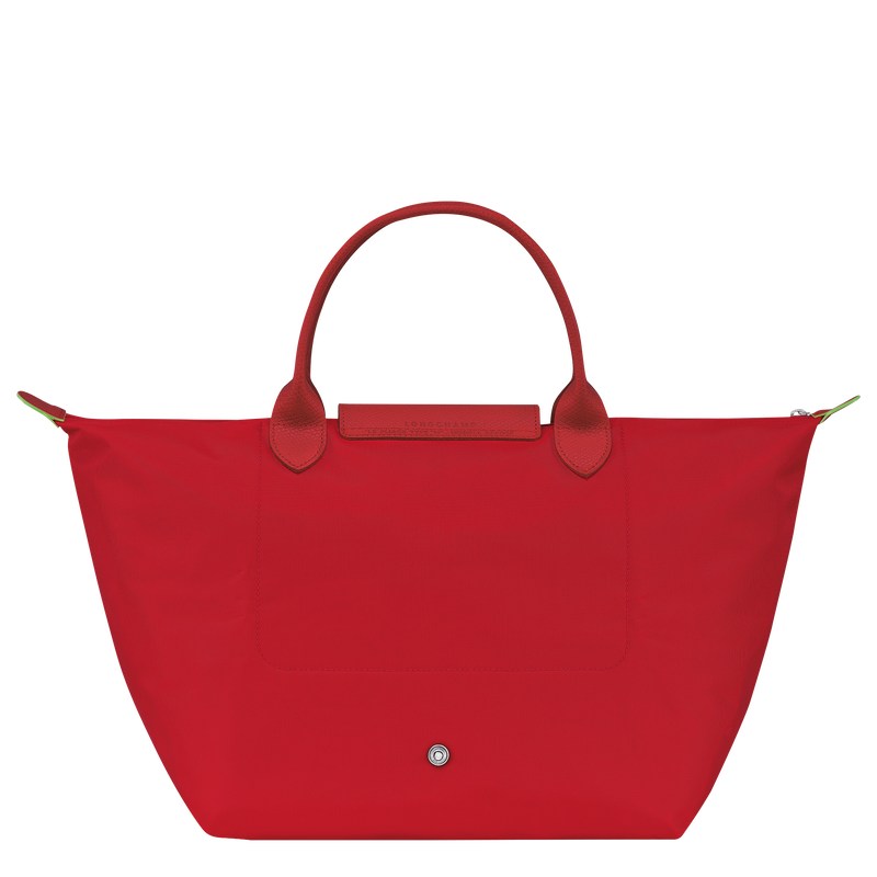 Longchamp Le Pliage Green M Handbag Tomato | KXNG58973