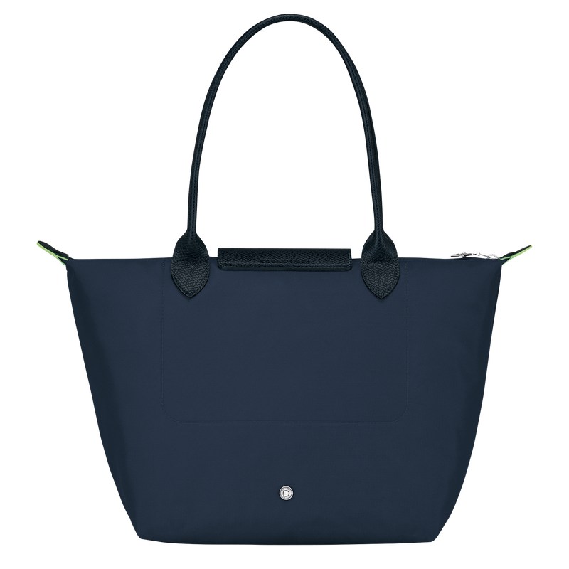 Longchamp Le Pliage Green M Tote Bag Donkerblauw | NLVS43215