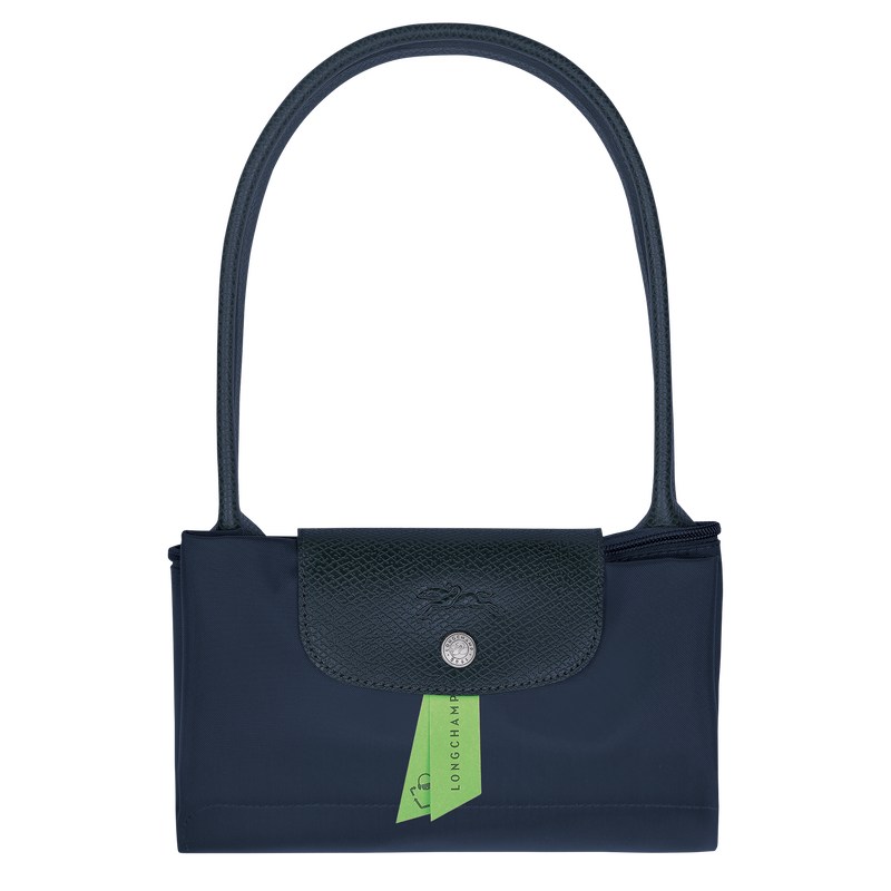 Longchamp Le Pliage Green M Tote Bag Donkerblauw | NLVS43215