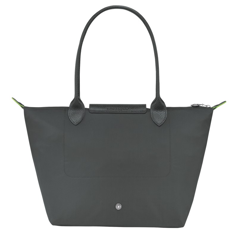 Longchamp Le Pliage Green M Tote Bag Graphite | ULKA86315