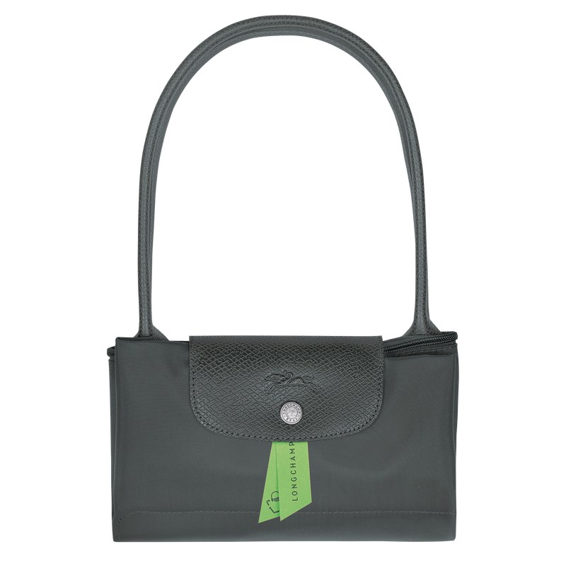 Longchamp Le Pliage Green M Tote Bag Graphite | ULKA86315