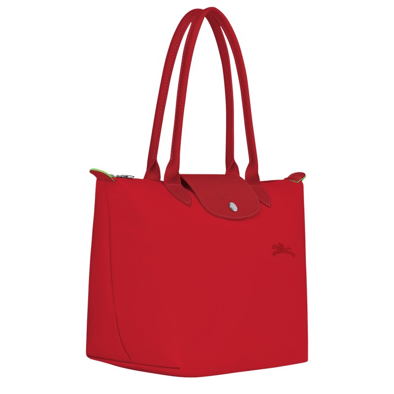 Longchamp Le Pliage Green M Tote Bag Tomato | ENZF42195