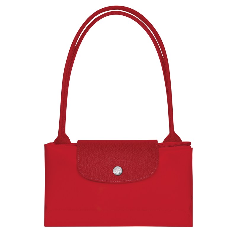 Longchamp Le Pliage Green M Tote Bag Tomato | ENZF42195