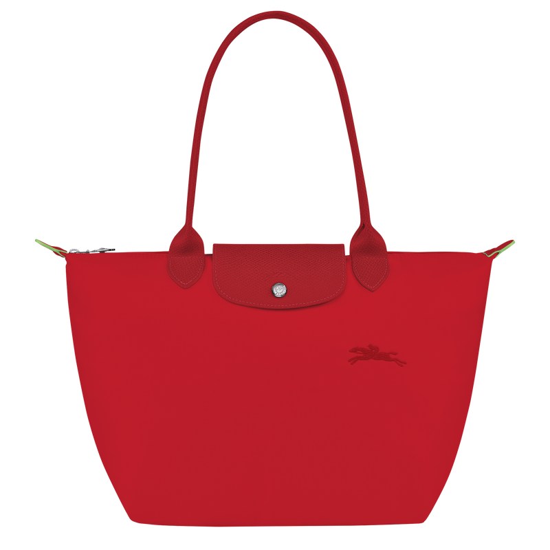 Longchamp Le Pliage Green M Tote Bag Tomato | ENZF42195