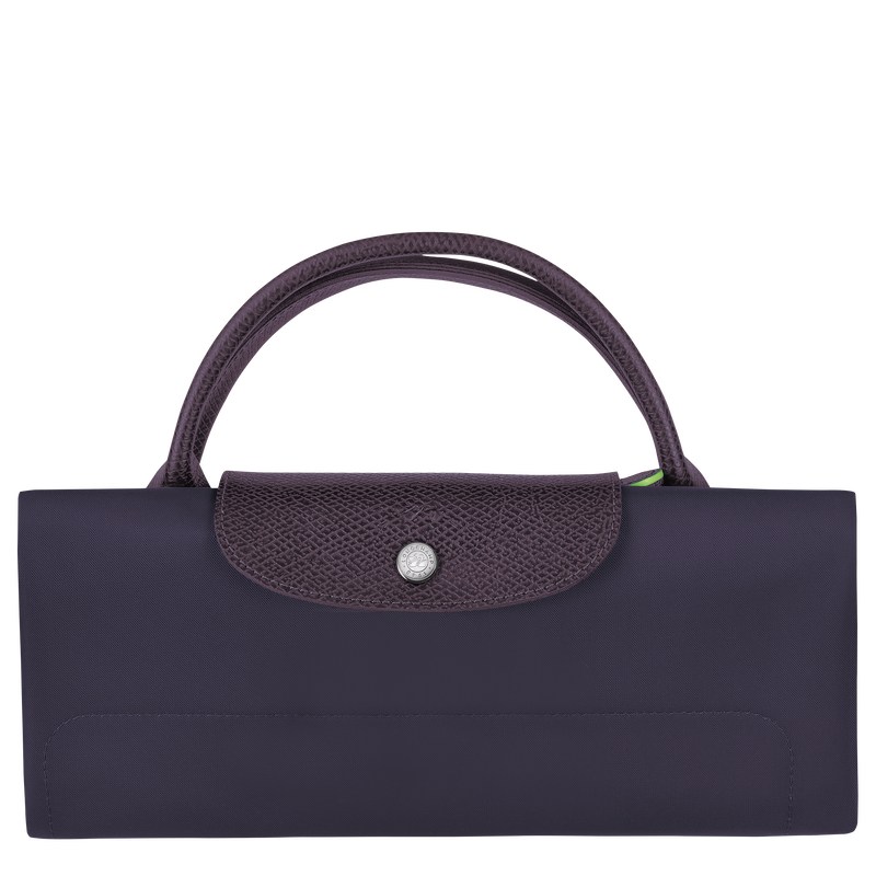 Longchamp Le Pliage Green M Travel Bag Bilberry | LJXG15876