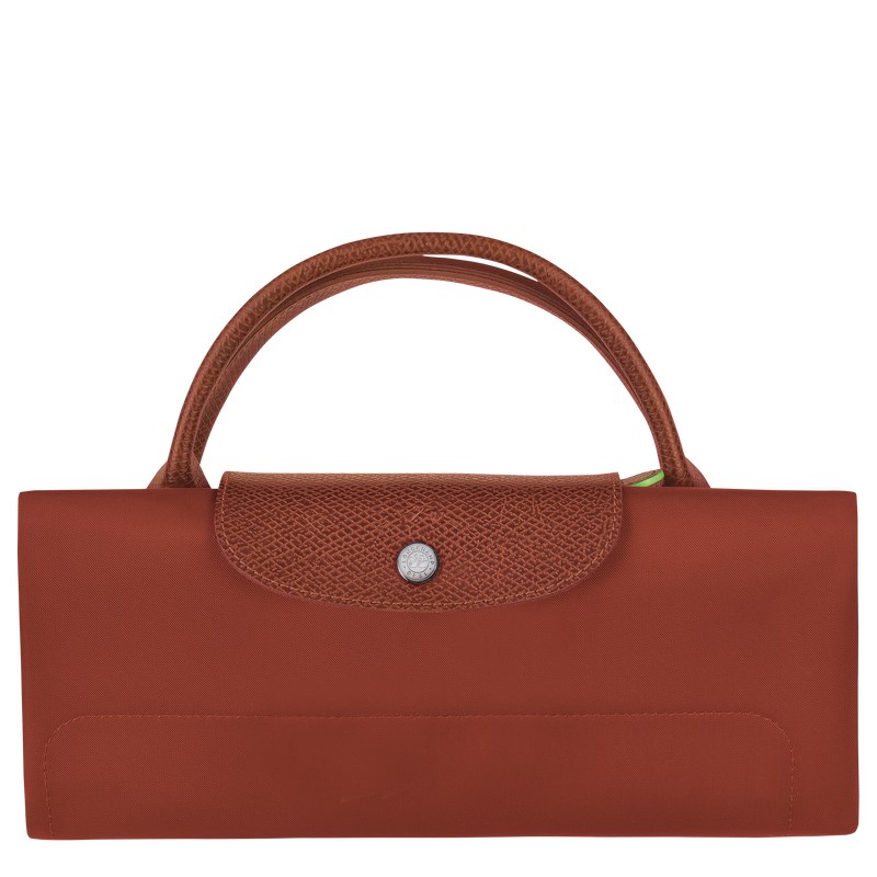 Longchamp Le Pliage Green M Travel Bag Chestnut | RWPB64057