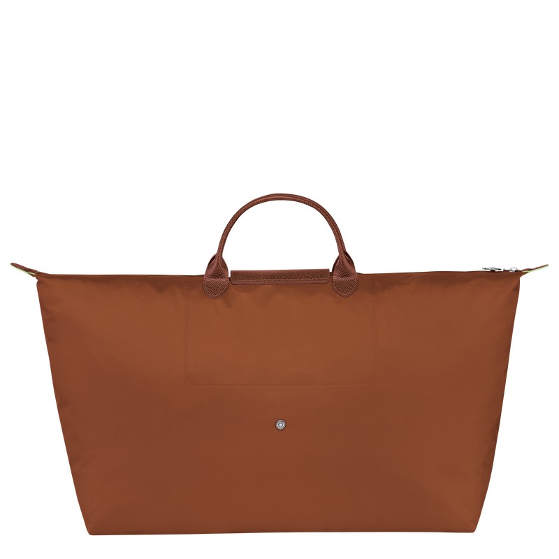 Longchamp Le Pliage Green M Travel Bag Cognac | WNAI18452