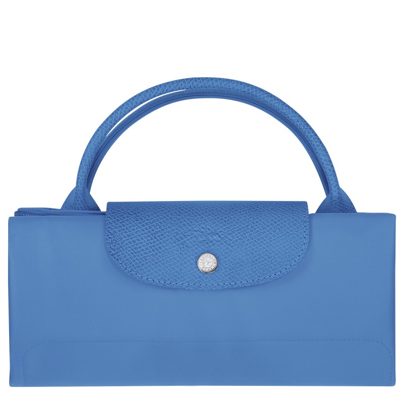 Longchamp Le Pliage Green M Travel Bag Cornflower | PWGA71968