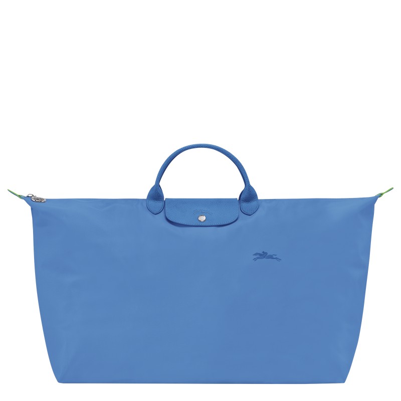 Longchamp Le Pliage Green M Travel Bag Cornflower | PWGA71968