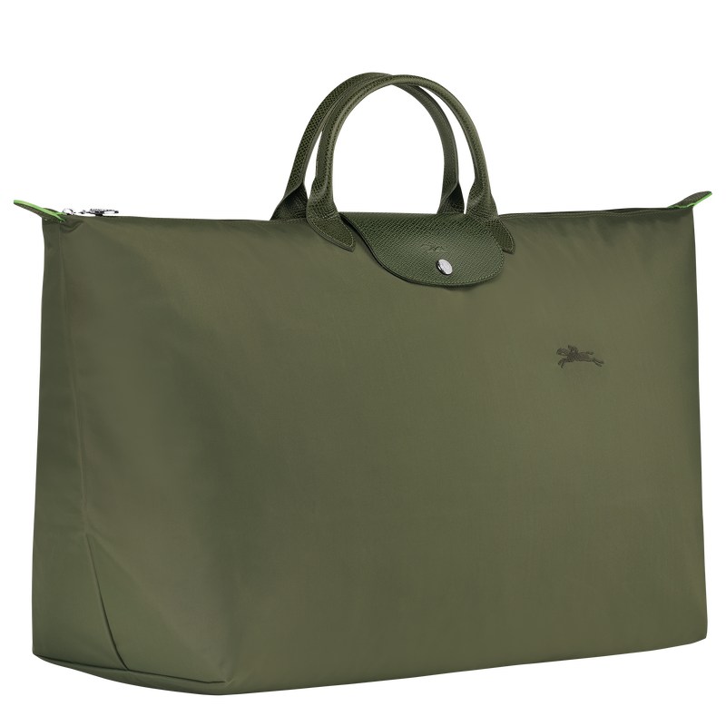 Longchamp Le Pliage Green M Travel Bag Forest | UHJD65038