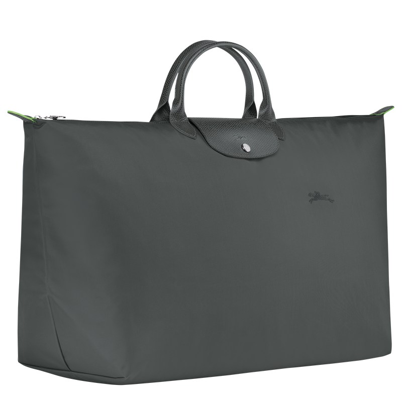 Longchamp Le Pliage Green M Travel Bag Graphite | ABHL97538