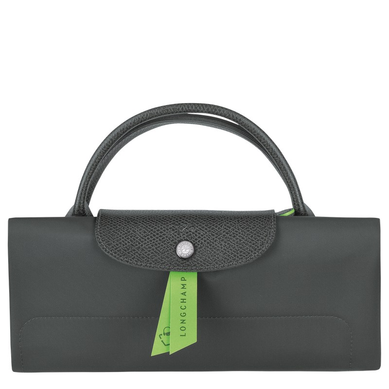 Longchamp Le Pliage Green M Travel Bag Graphite | ABHL97538