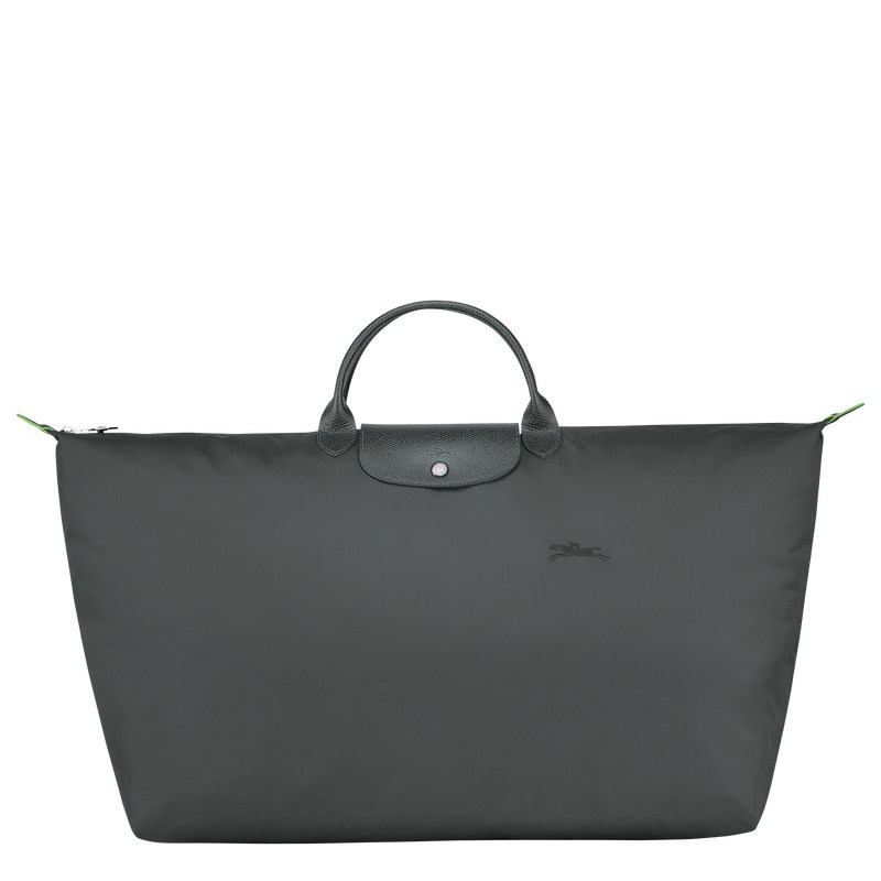 Longchamp Le Pliage Green M Travel Bag Graphite | ABHL97538