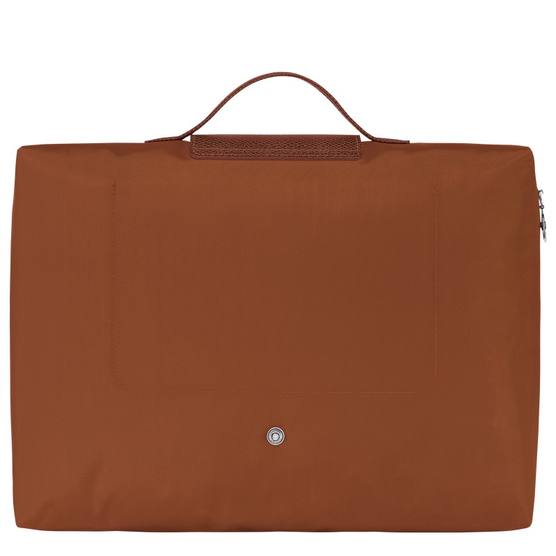 Longchamp Le Pliage Green S Briefcase Cognac | ECOU74580