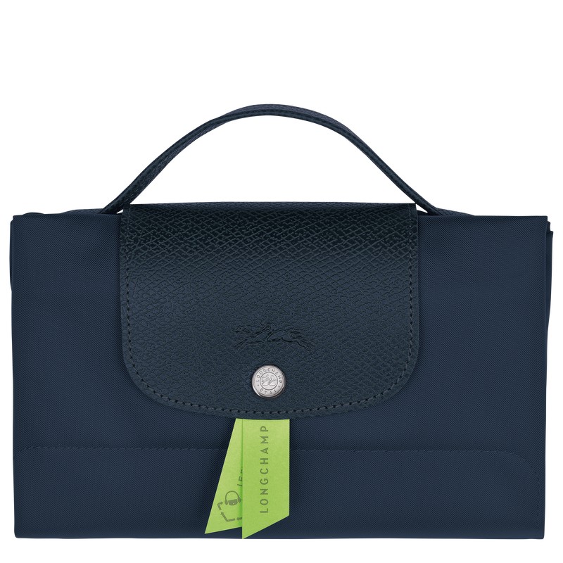 Longchamp Le Pliage Green S Briefcase Donkerblauw | JGFU87094