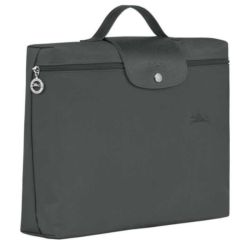 Longchamp Le Pliage Green S Briefcase Graphite | XJBI86759