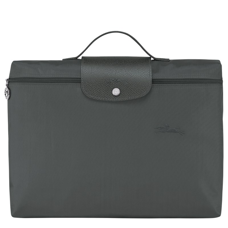 Longchamp Le Pliage Green S Briefcase Graphite | XJBI86759