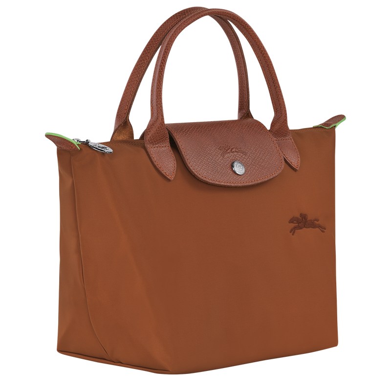 Longchamp Le Pliage Green S Handbag Cognac | DHRN17523