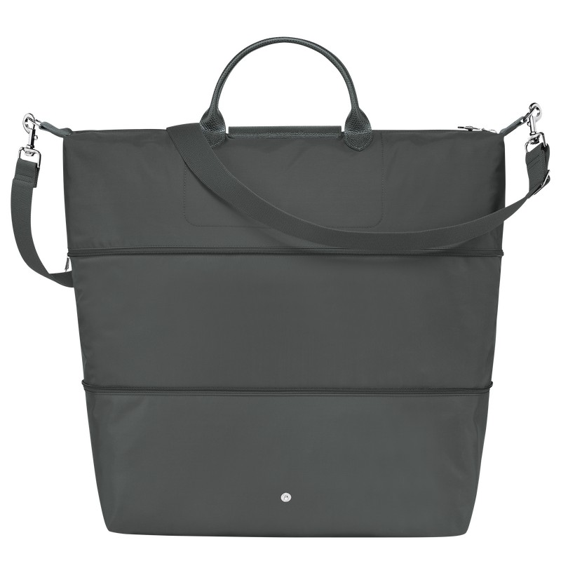 Longchamp Le Pliage Green Travel Bag Expandable Graphite | IQSW32067