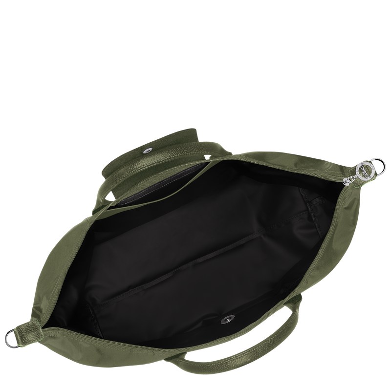 Longchamp Le Pliage Green Travel Bag Expandable Forest | XONZ68271