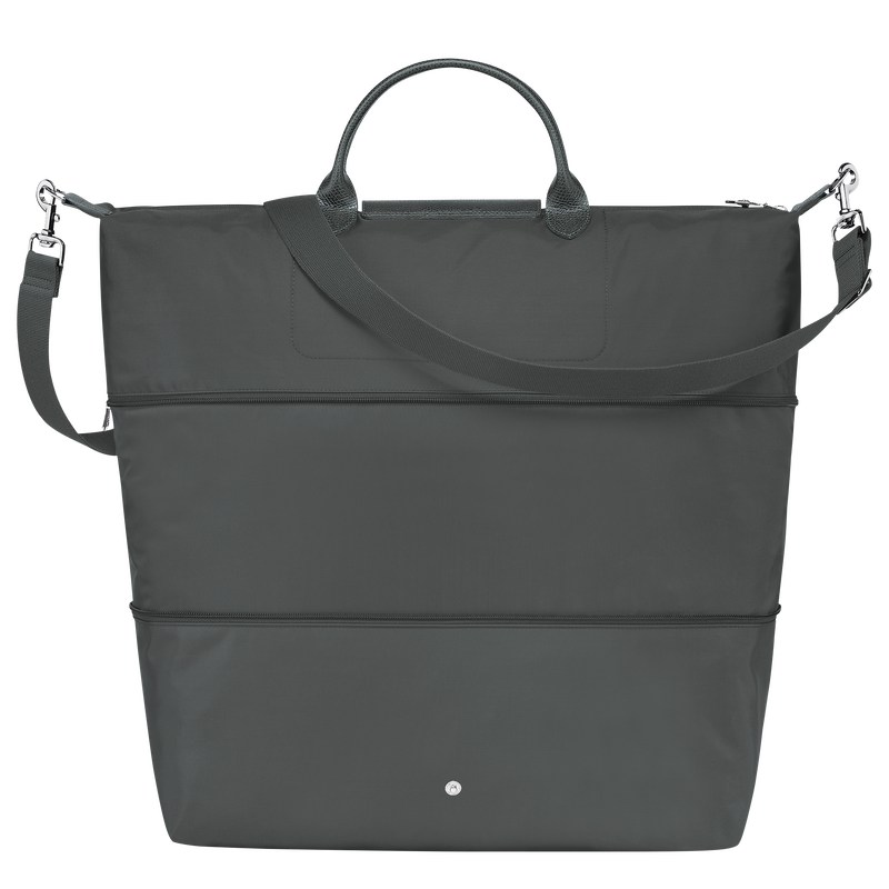 Longchamp Le Pliage Green Travel Bag Expandable Graphite | BZWD07529