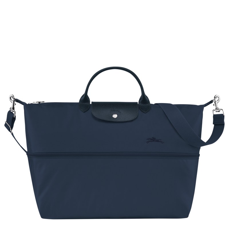 Longchamp Le Pliage Green Travel Bag Expandable Donkerblauw | XFPM97168