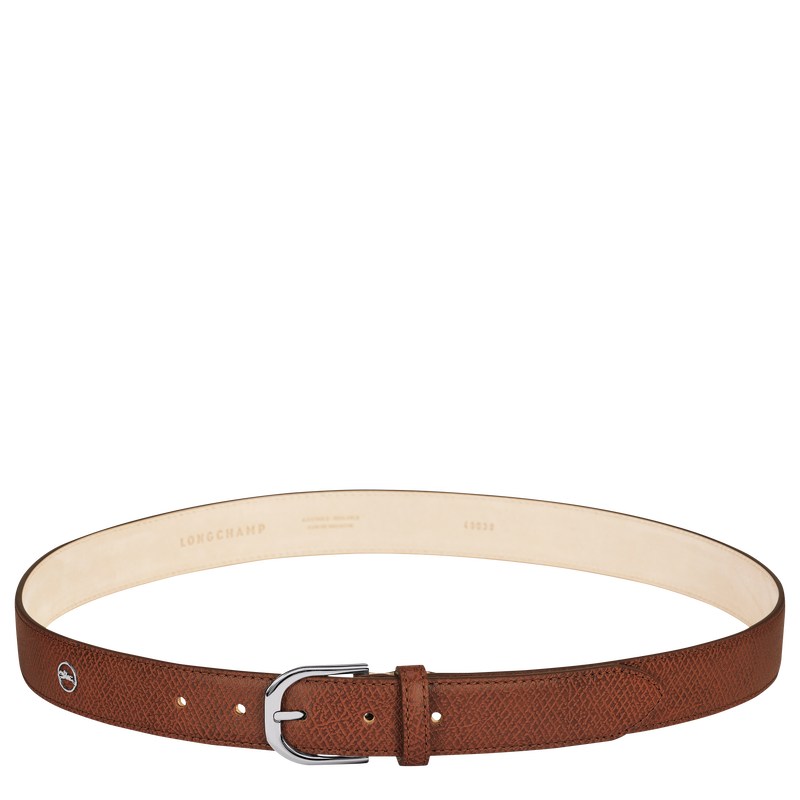 Longchamp Le Pliage Ladies\' Belt Cognac | PEOL34597