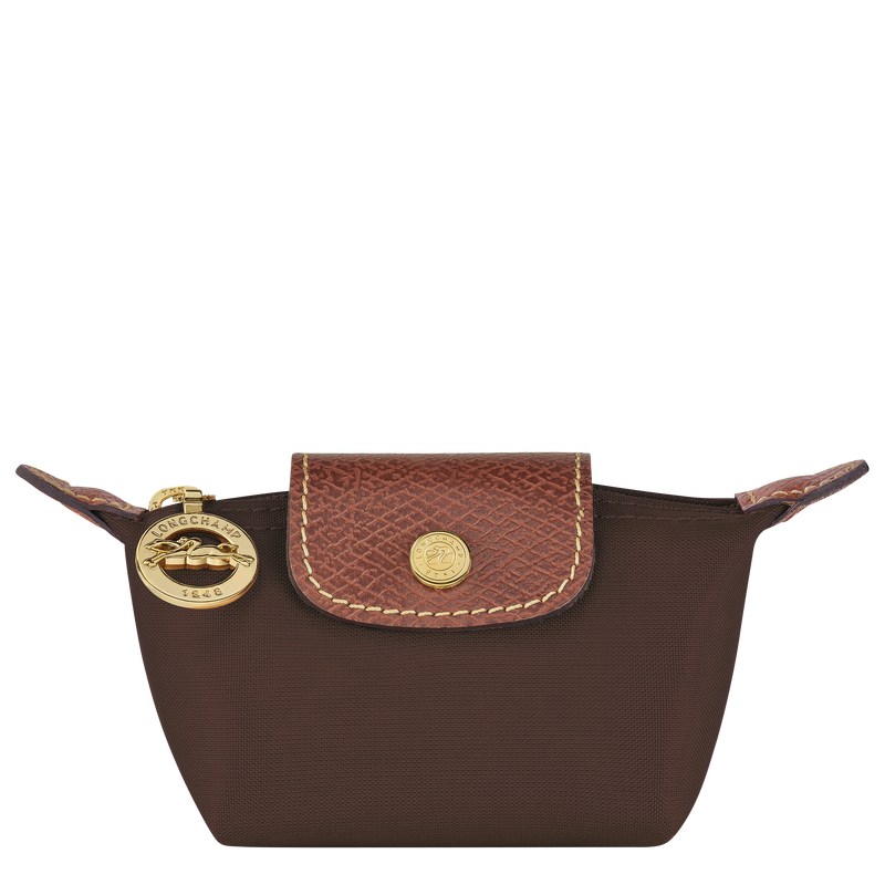 Longchamp Le Pliage Original Coin Purse Ebony | ZWJB58736