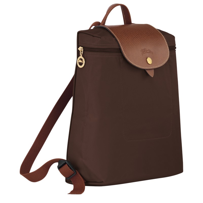 Longchamp Le Pliage Original M Backpack Ebony | USDQ09641