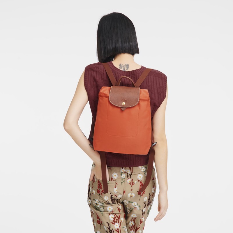 Longchamp Le Pliage Original M Backpack Oranje | AKVO79264