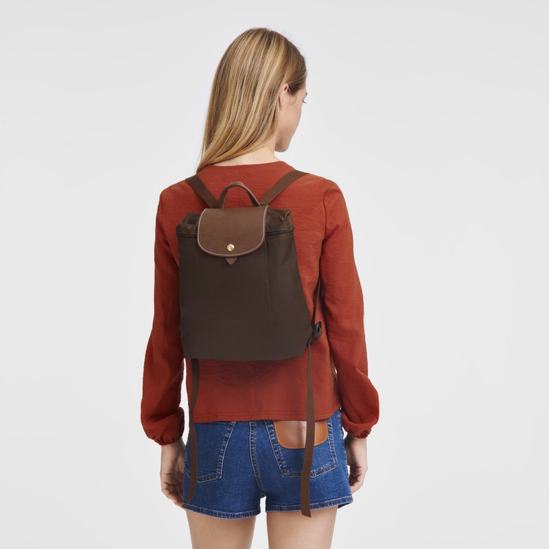 Longchamp Le Pliage Original M Backpack Ebony | RBIN14065