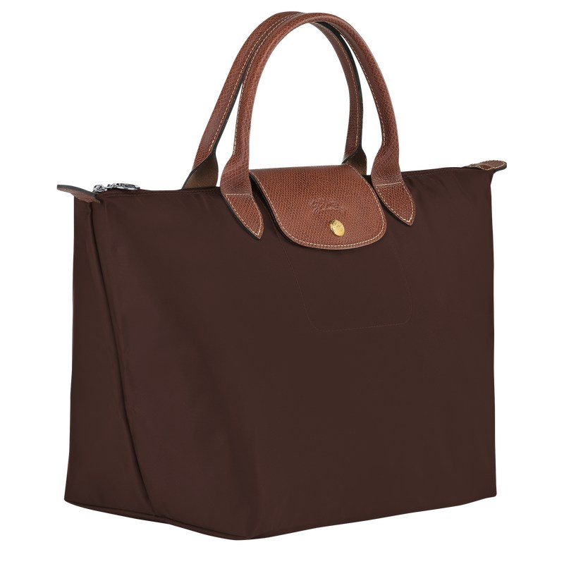 Longchamp Le Pliage Original M Handbag Ebony | XLIS35701