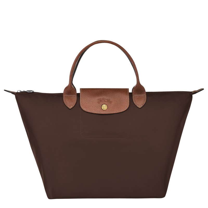 Longchamp Le Pliage Original M Handbag Ebony | XLIS35701