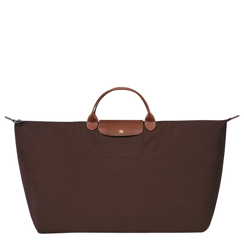 Longchamp Le Pliage Original M Travel Bag Ebony | ZMSV20961