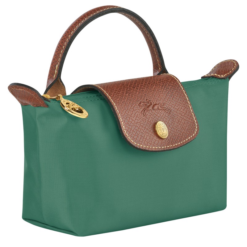 Longchamp Le Pliage Original Pouch With Handle Sage | WQZS24193