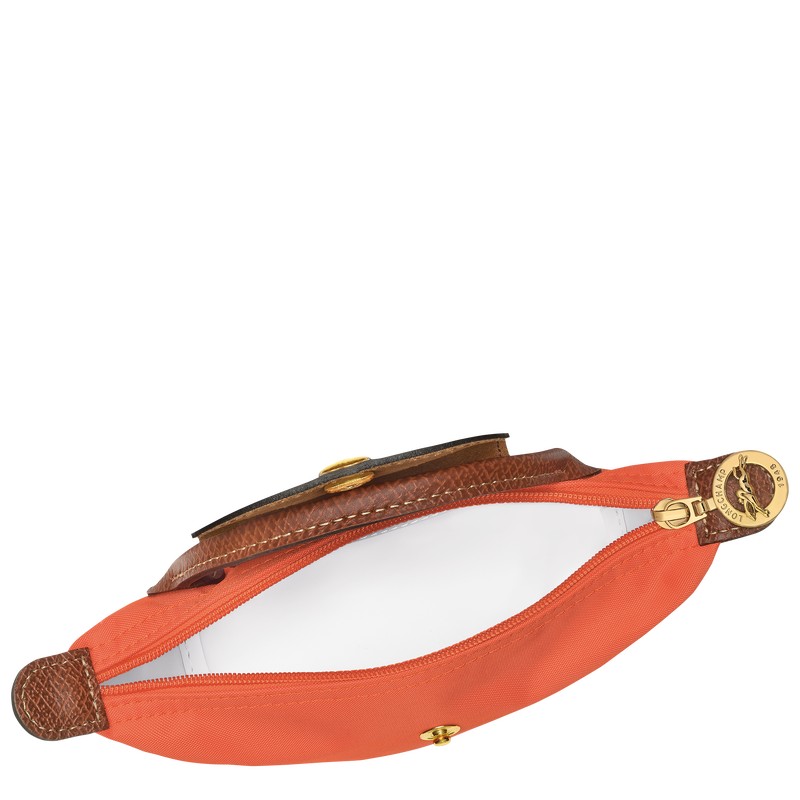 Longchamp Le Pliage Original Pouch With Handle Oranje | YDPO87103