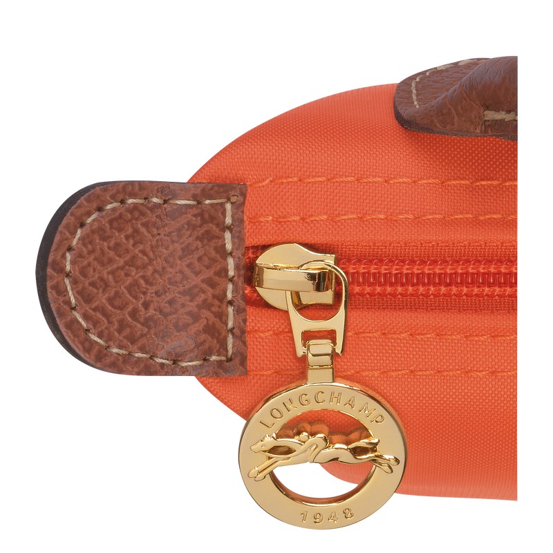 Longchamp Le Pliage Original Pouch With Handle Oranje | YDPO87103