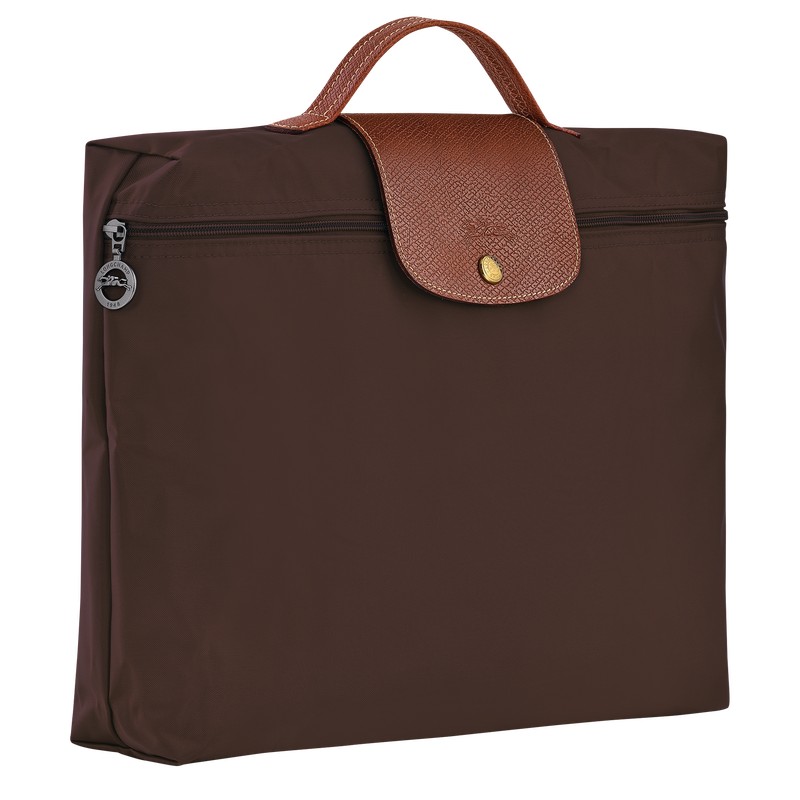 Longchamp Le Pliage Original S Briefcase Ebony | YXTD37462