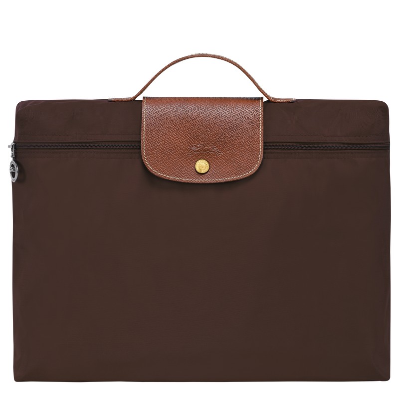 Longchamp Le Pliage Original S Briefcase Ebony | YXTD37462